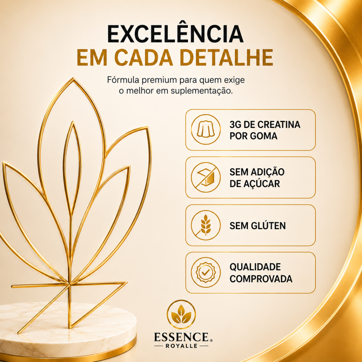 GUMMY de CREATINA PURA com 3g de Creatina por Gummy - 30 Doses - Sabor Frutas Vermelhas