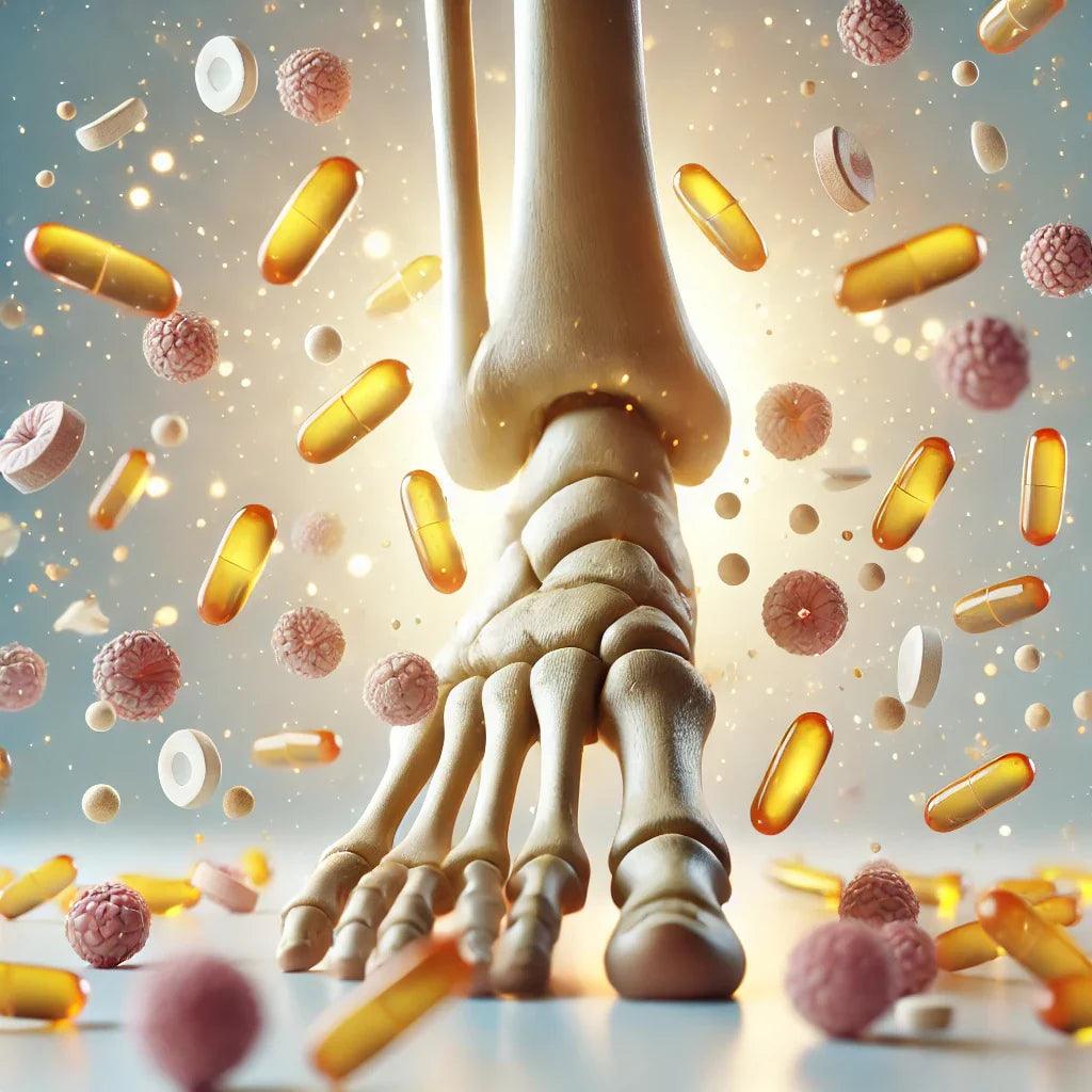 Suplementos e vitaminas para os ossos e articulações - Essence Royalle