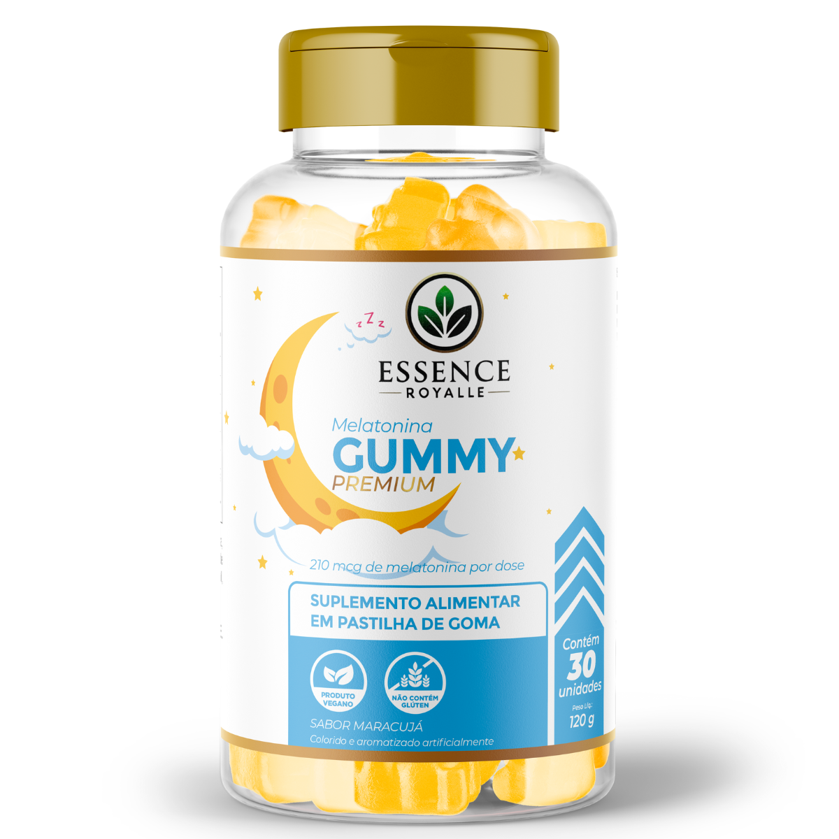 Melatonina em Gummies – 30 Gomas | Sabor Maracujá
